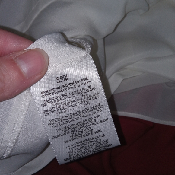 BCBGeneration Strapless White Tiered Ruffle Dress NWT Womens Size M Cocktail - Picture 8 of 13